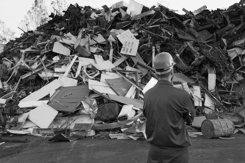 Professional home clearance team at work in Leyton